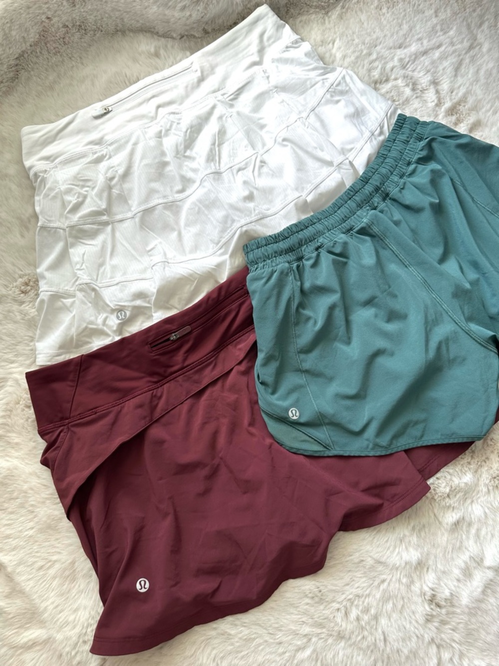 Lululemon skirts + shorts bundle size 8 - lot of 3 athletic